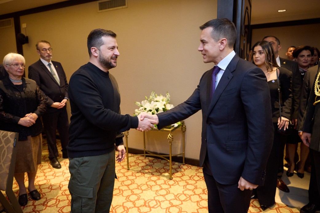 Zelensky and Noboa discussed a free trade agreement, support for the Peace Formula, and strengthening bilateral relations between Ukraine and Ecuador.