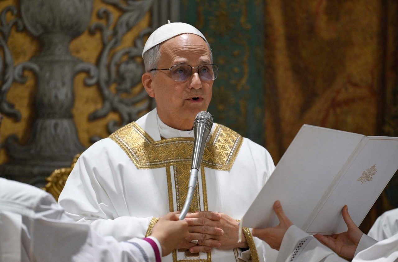 Newly elected Pope Leo XIV held his first Mass in the Sistine Chapel, addressing cardinals with a call for unity and service.