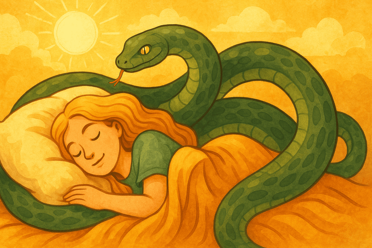 Discover the meaning behind your snake dreams. Learn how to interpret them based on context and symbolism, with insights from psychology and folklore.