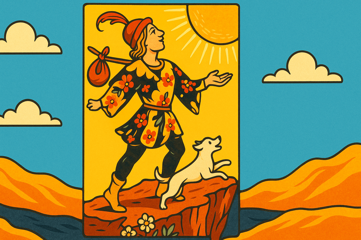 Fool Tarot card meanings, practical advice for life, work, and spiritual growth, upright and reversed positions explained.