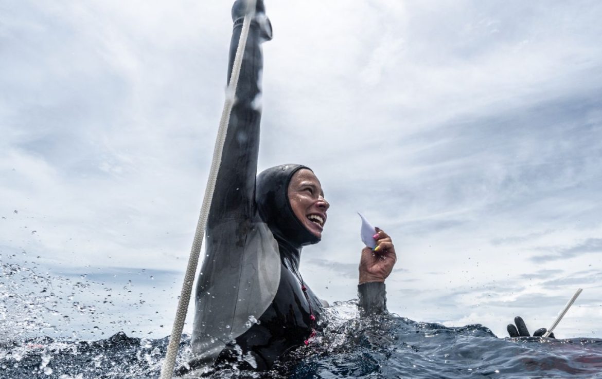 Nataliia Zharkova won gold at the 2025 World Freediving Championship with a 113 m national record. Kateryna Sadurska finished fourth.