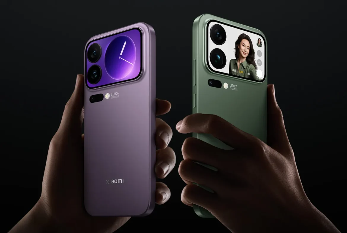 Xiaomi unveils the 17 series with Pro and Pro Max, featuring a rear secondary display, large batteries, and triple 50MP cameras.