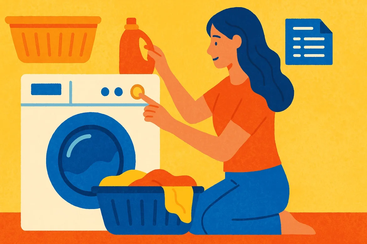 Learn how to use a washing machine properly, select cycles, avoid mistakes, and save energy while keeping your clothes clean and fresh.