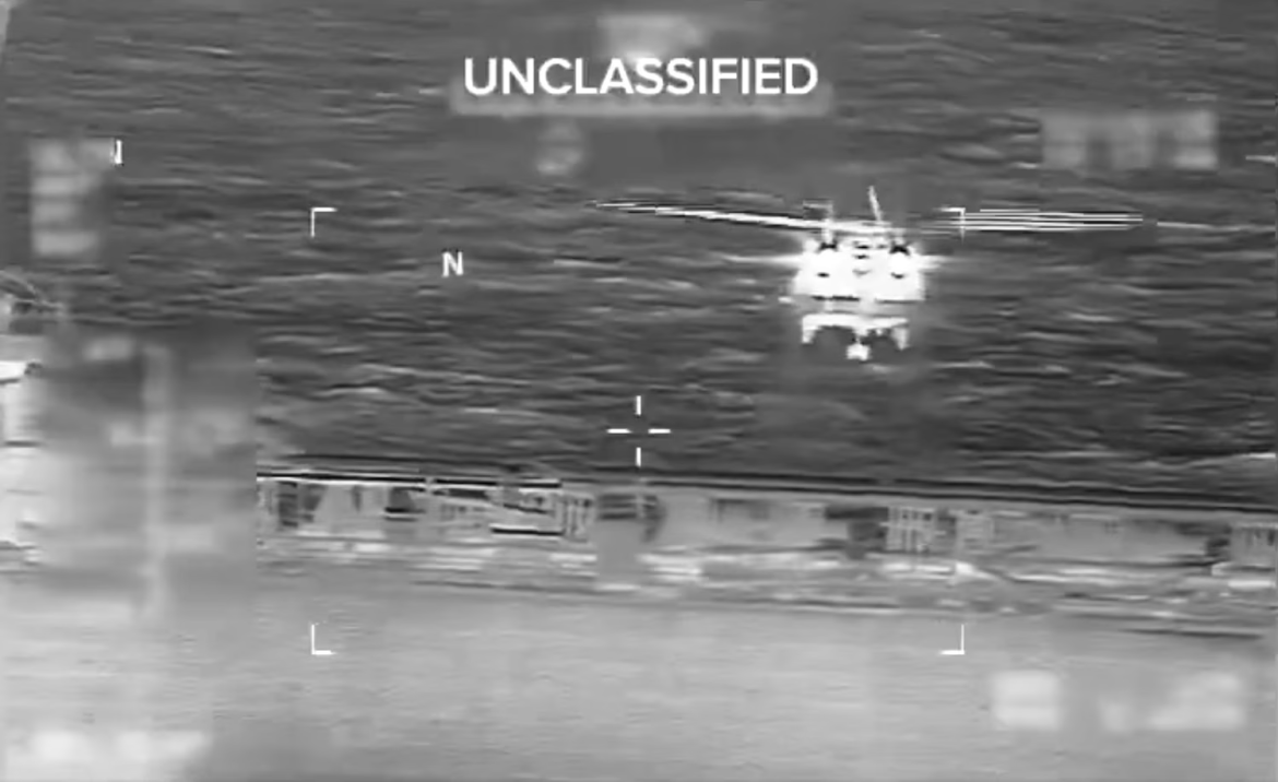 The U.S. Coast Guard intercepted an oil tanker in Caribbean waters off Venezuela, targeting illicit oil shipments, DHS Secretary Kristi Noem confirmed.