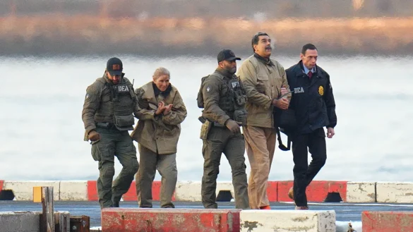 Ousted Venezuelan president Nicolas Maduro and wife Cilia Flores appear in NYC court, plead innocent to U.S. charges including narco-terrorism and money laundering.