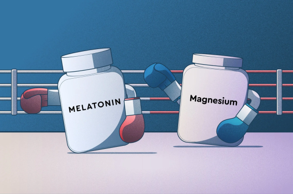 Choosing between Magnesium vs Melatonin for sleep after stress depends on your needs. Learn the benefits, risks, and synergies of these popular sleep aids today.