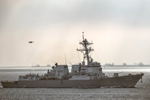 Two US Navy ships collide in the Caribbean during at-sea replenishment; two crew members sustain minor injuries. Both ships continue sailing safely.