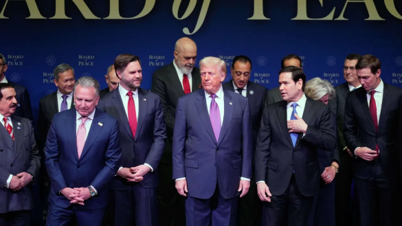 Trump sets a 10-day deadline for Iran talks as U.S. positions carriers in the Middle East; Board of Peace pledges $7B for Gaza rebuilding efforts.