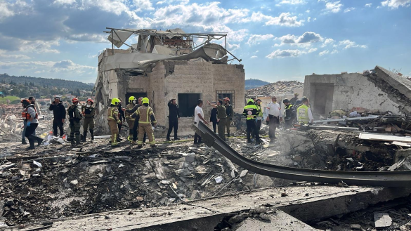 Six people were killed after an Iranian ballistic missile struck a residential neighborhood in Beit Shemesh, with 23 injured, including two in serious condition, medics say.