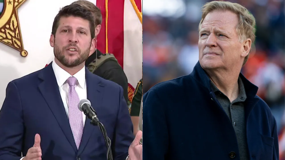 Florida attorney general James Uthmeier challenges the NFL's Rooney Rule, claiming it violates state law by requiring race-based hiring and interview considerations.