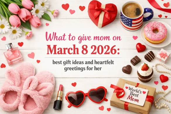 What to give Mom on March 8, 2026: the best gift ideas, heartfelt poems, and SMS greetings. Learn how to make a unique gift for Mom on March 8.