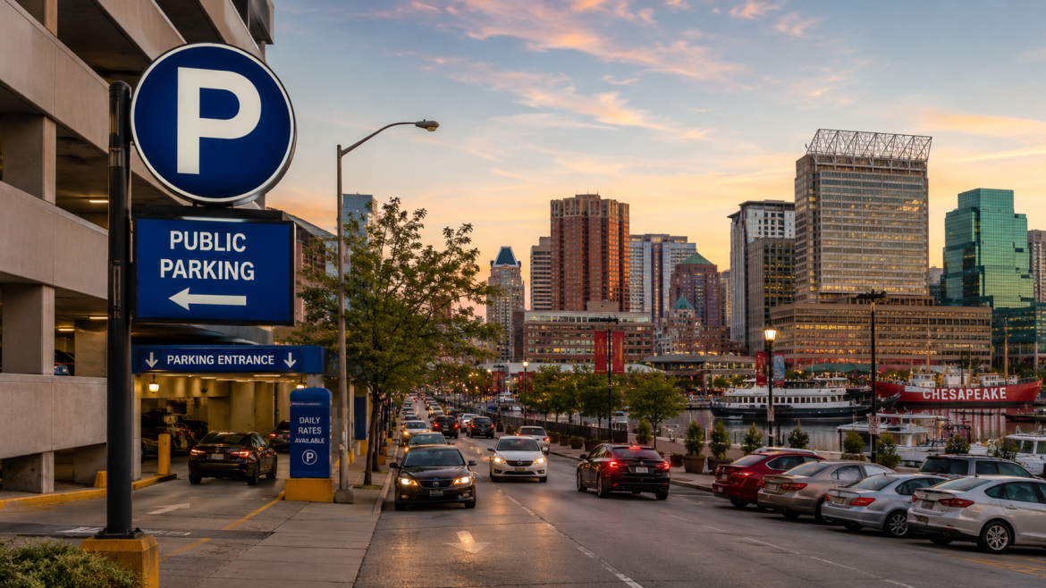 Complete guide to parking in Baltimore for visitors, including downtown garages, street rules, apps, Camden Yards tips, and common mistakes.