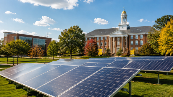 Bowie State University clean energy grant supports solar expansion, workforce programs, and sustainability initiatives across Maryland campuses.