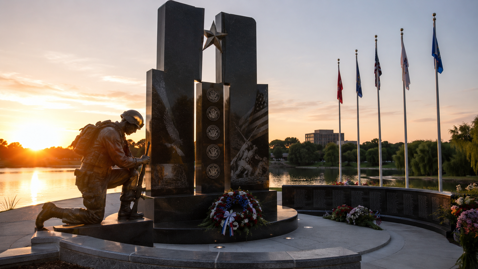 Howard County Veterans Monument Opens in Columbia After 10-Year Community Campaign