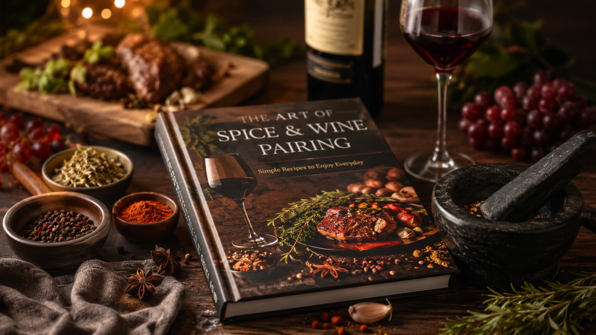 Cookbook on pairing wine and spices reveals practical tips, recipes, and expert advice from a Harford County restaurateur for everyday cooking.