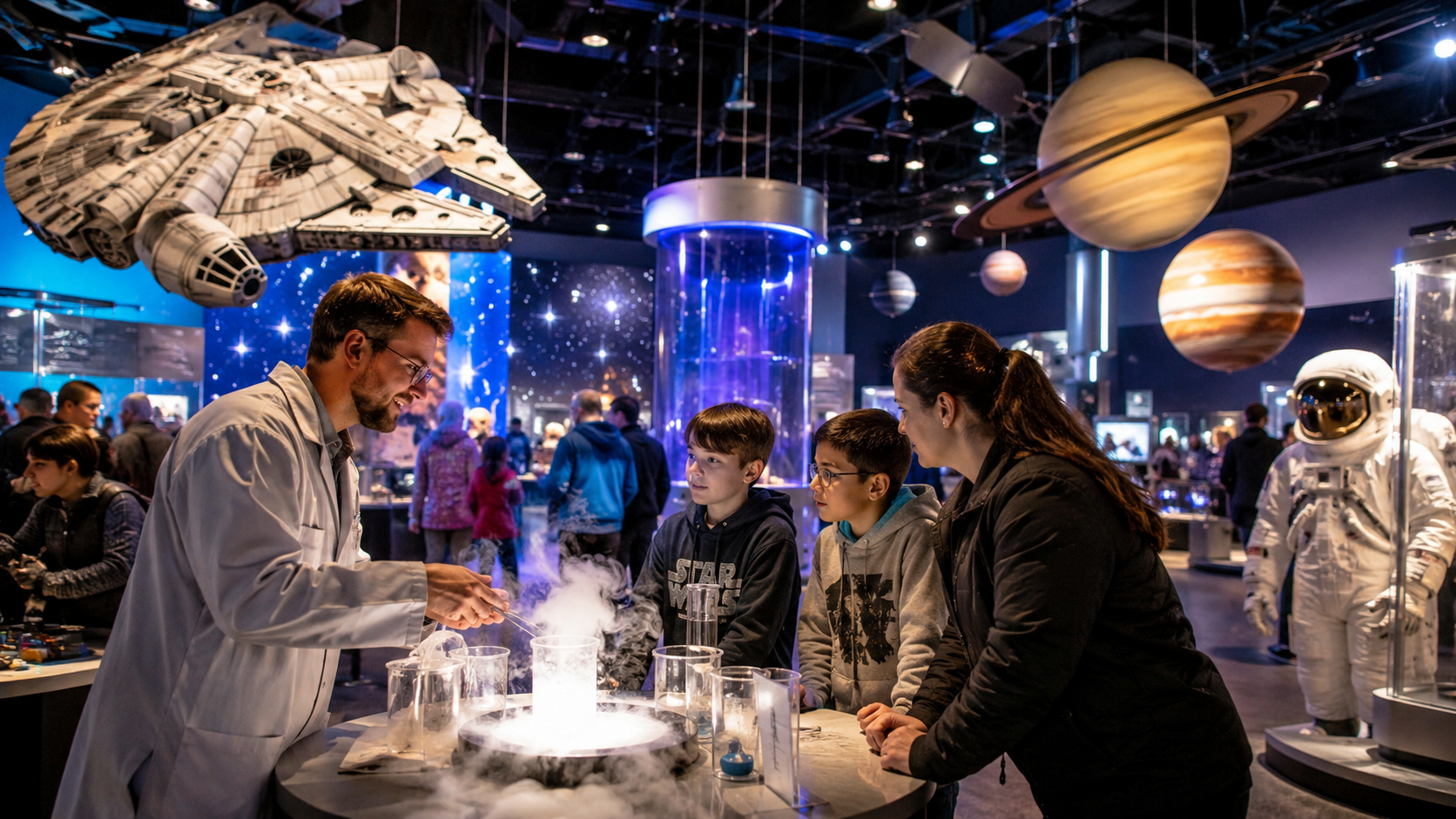 Maryland Science Center Sci-Fi Day brings Star Wars experiments and family fun to Baltimore Inner Harbor