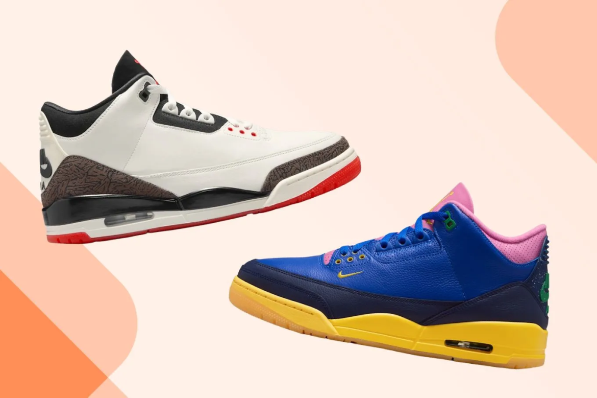 Nike Air Jordan 3 Retro sneakers return with new ‘Brazil’ and ‘World’s Best’ colorways, release details, prices, and online buying tips.