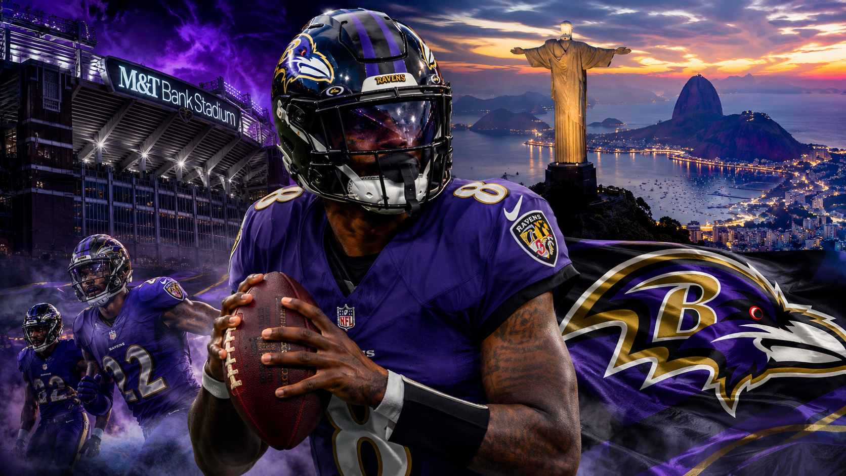 Ravens Schedule 2026 Released: Historic Brazil Game, Primetime NFL Clashes and Brutal AFC North Finish