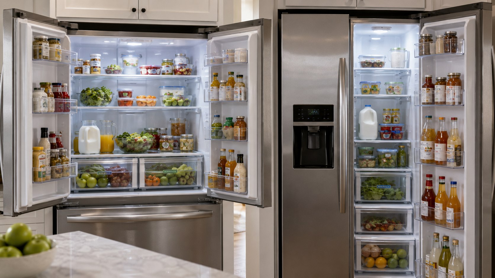 French Door vs Side by Side Fridge 2026: Best Refrigerator for Space, Energy and Price