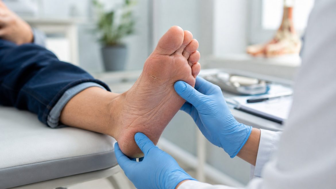 Diabetic foot prevention and treatment: symptoms, daily care, ulcers, shoes, blood flow and warning signs patients should not ignore.