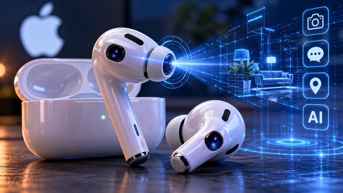 AirPods with built-in cameras could help Siri analyze surroundings, recognize objects and support Apple’s next AI features.