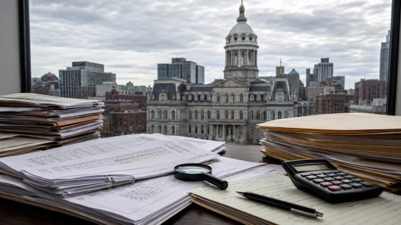 Baltimore outstanding bills reached $29.7 million as officials face pressure over weak finance controls and missing fiscal 2023 revenue data.