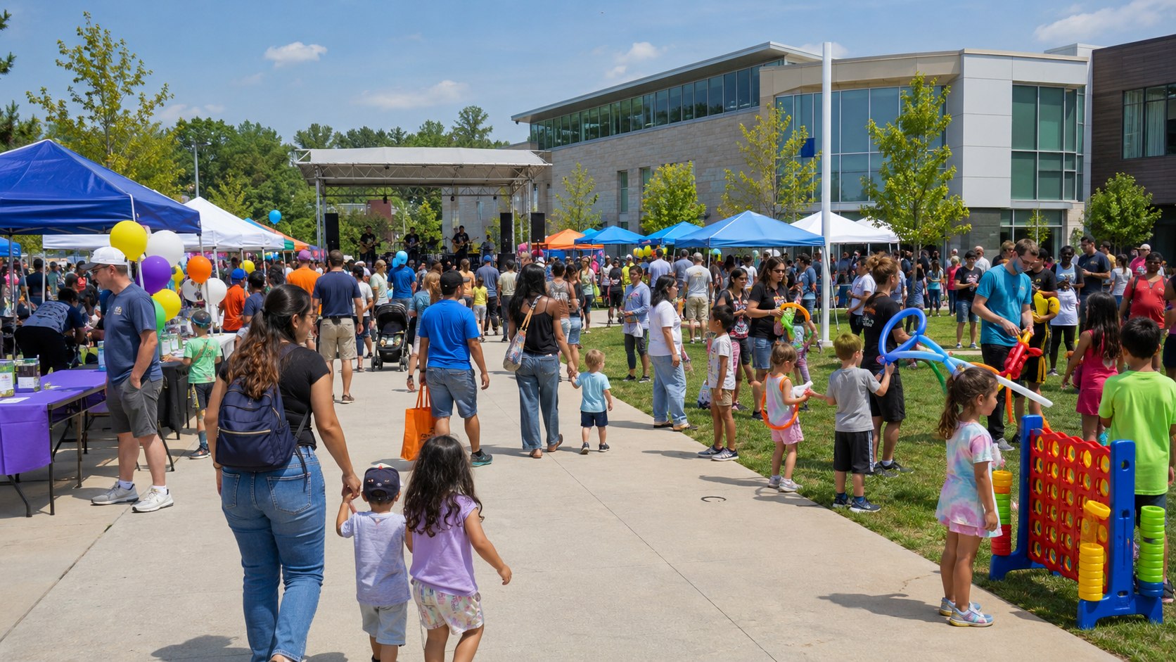JCC of Greater Baltimore hosts community block party in Owings Mills with family events