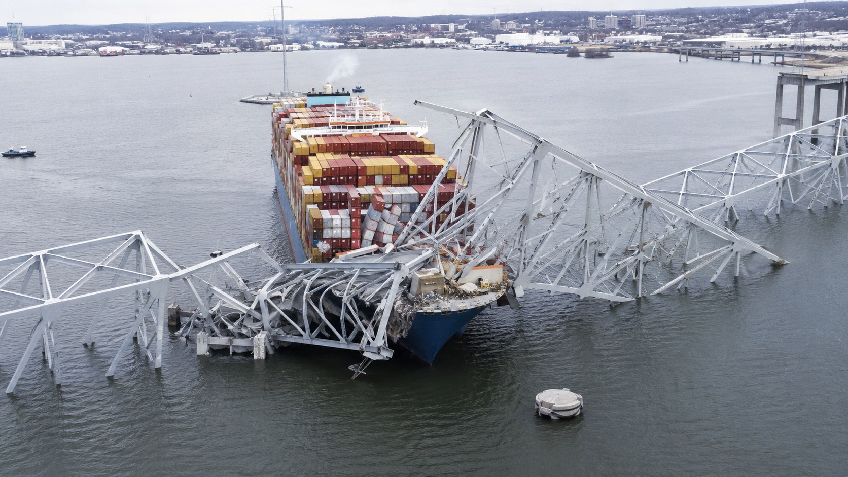 Key Bridge collapse lawsuit paused as Baltimore and Dali ship owners delay trial