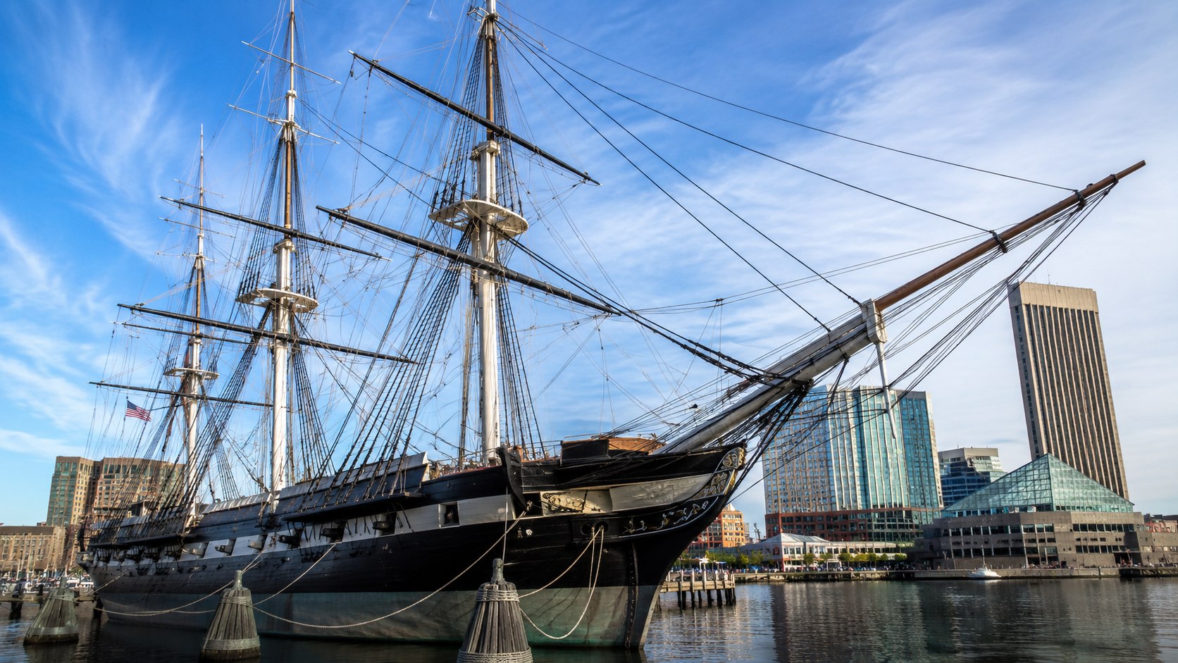 USS Constellation in Baltimore’s Inner Harbor wins Maryland preservation award for mast restoration