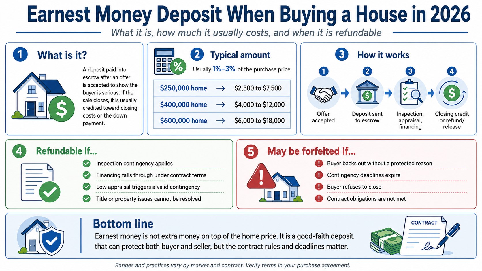 What Is an Earnest Money Deposit on a House and Is It Refundable?