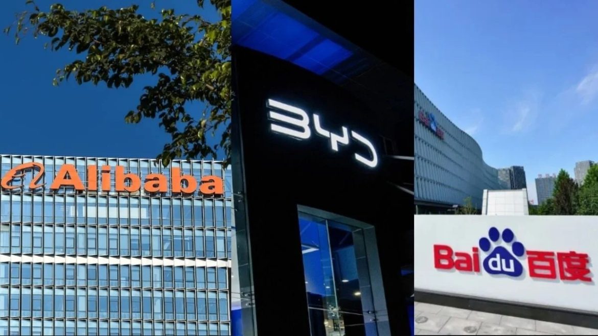 U.S. blacklist expands as Alibaba, Baidu, BYD and Nio are named by the Pentagon over alleged China military links.
