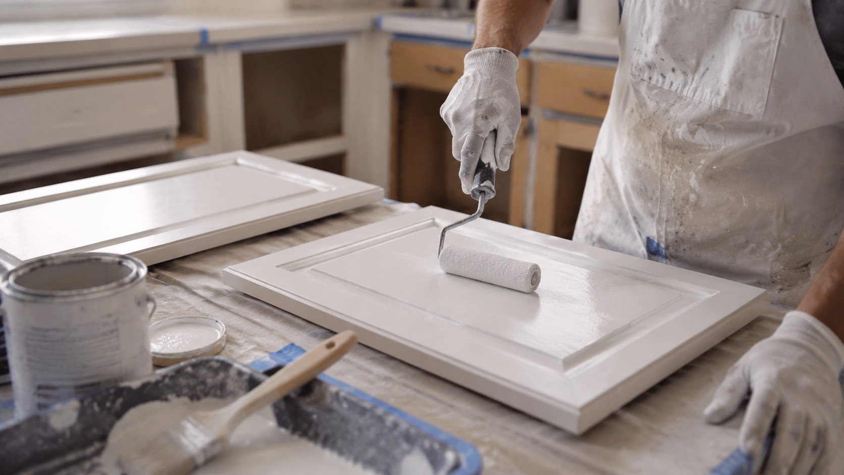 Expert Tips to Paint Kitchen Cabinets Professionally at Home