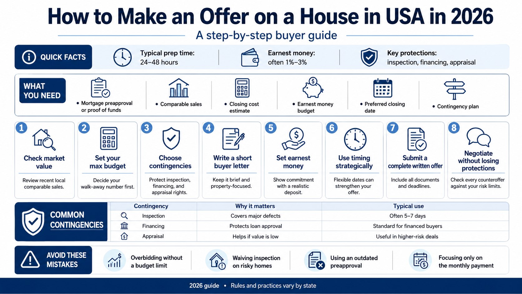 How to make an offer on a house in USA in 2026 without losing your deposit