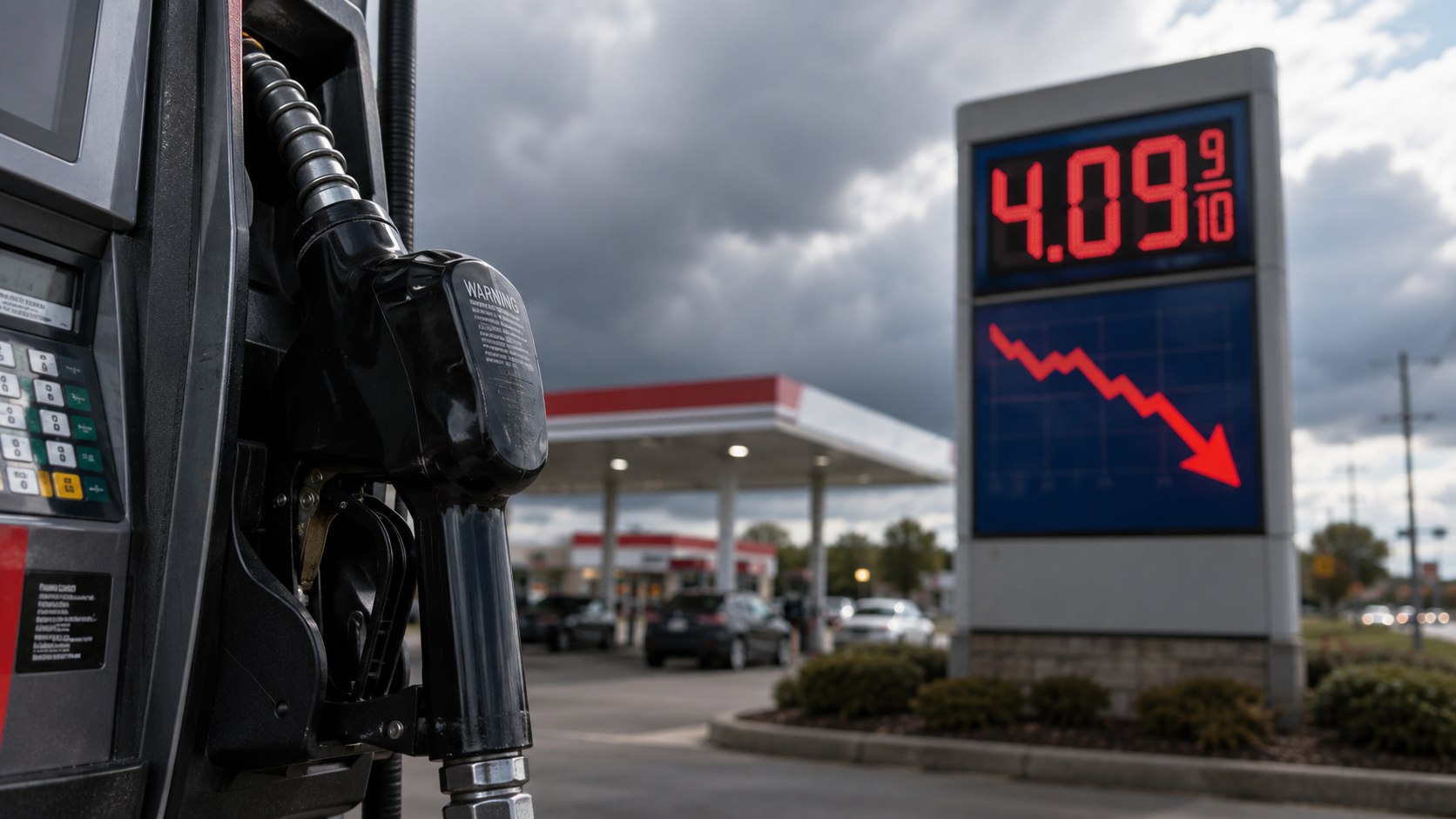 Gas prices fall toward $4 as Iran talks ease oil shock, but analysts warn relief may not last