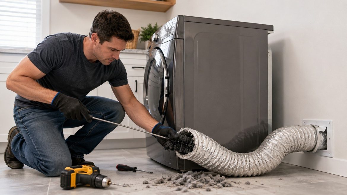 Step-by-step 2026 guide on How to Clean a Dryer Vent Yourself for US readers. What to do, what to avoid and how long it really takes.