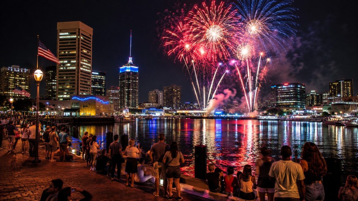July Fourth holiday in Baltimore 2026 guide: July 3 federal closure, July 4 fireworks, drone show, events, prices, transport, parking and viewing locations.