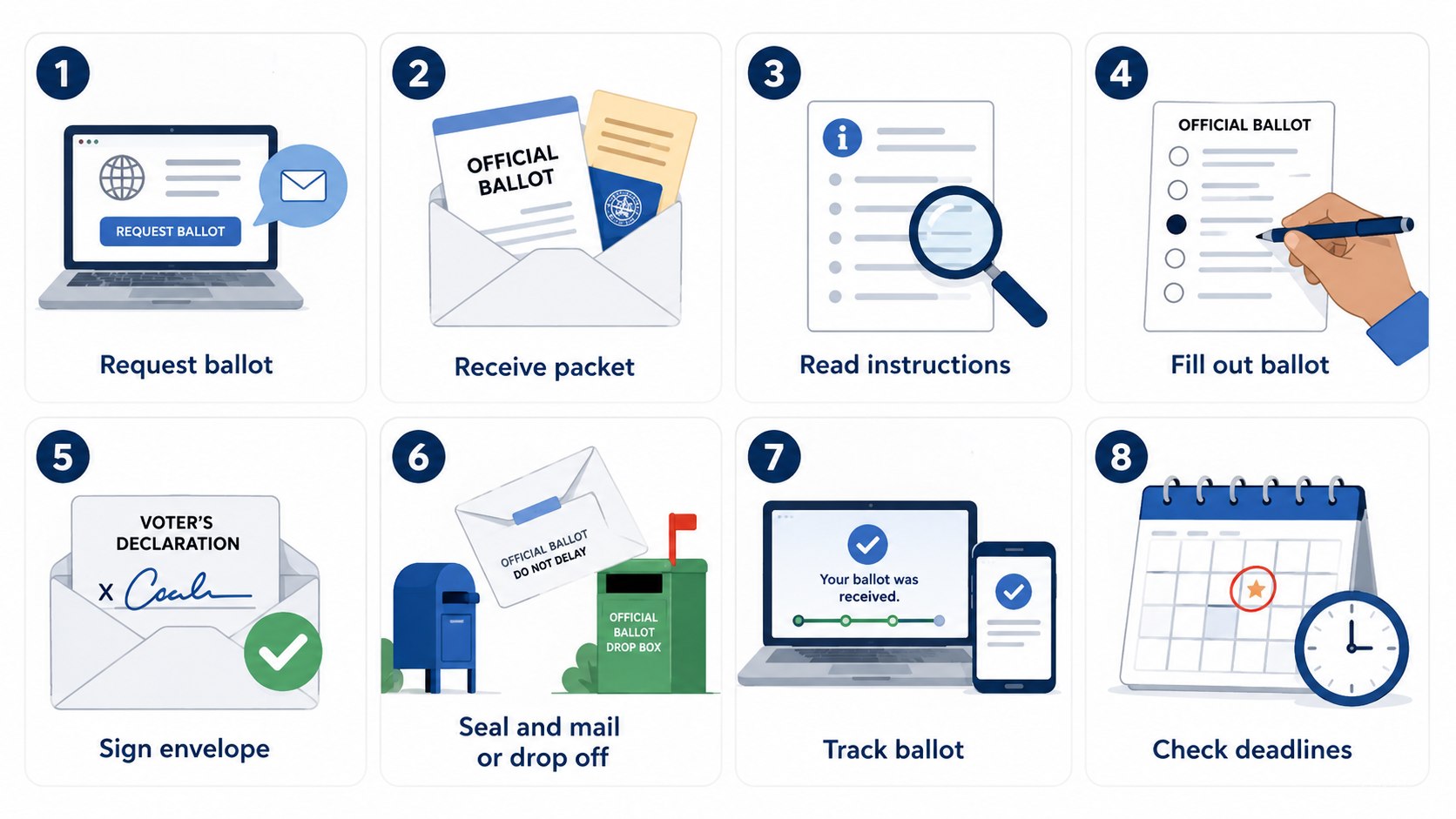 How to Vote by Mail 2026: Request Deadlines, Ballot Rules, and 9 Steps