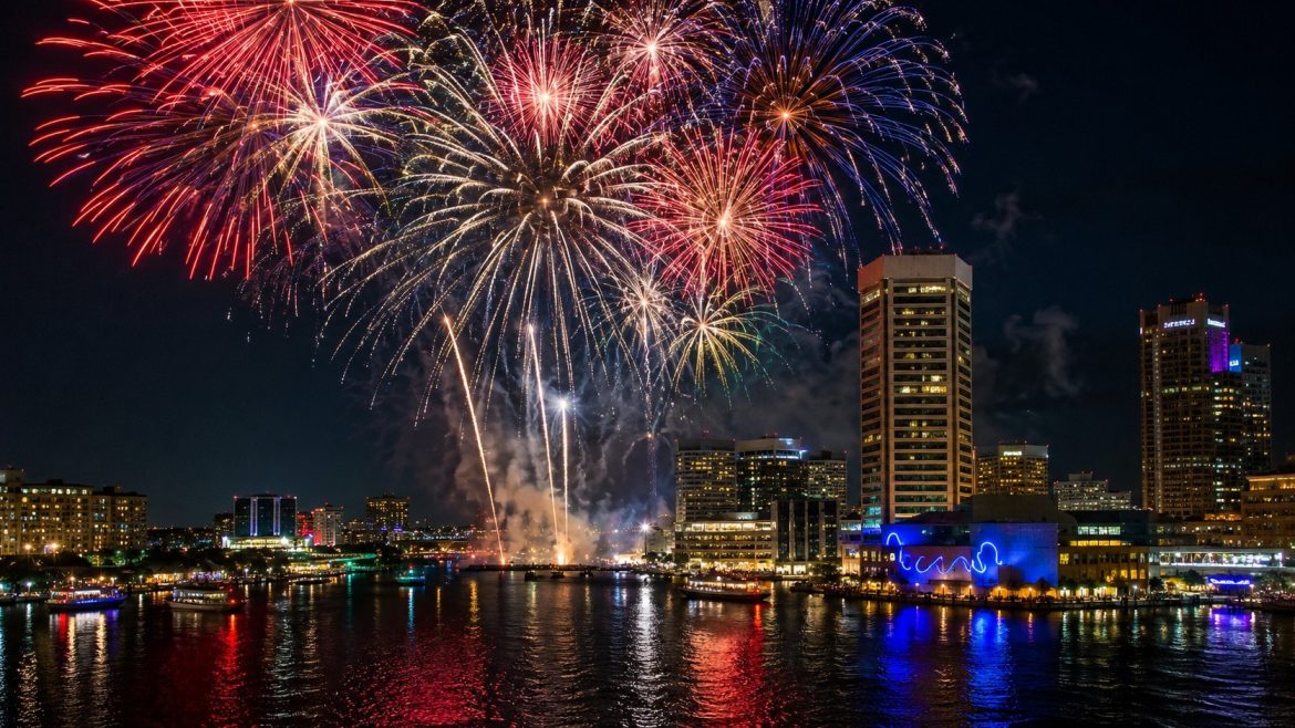 Where to watch Fourth of July fireworks around Baltimore, including Inner Harbor, Annapolis, Columbia, Bel Air, and Cherry Hill events.