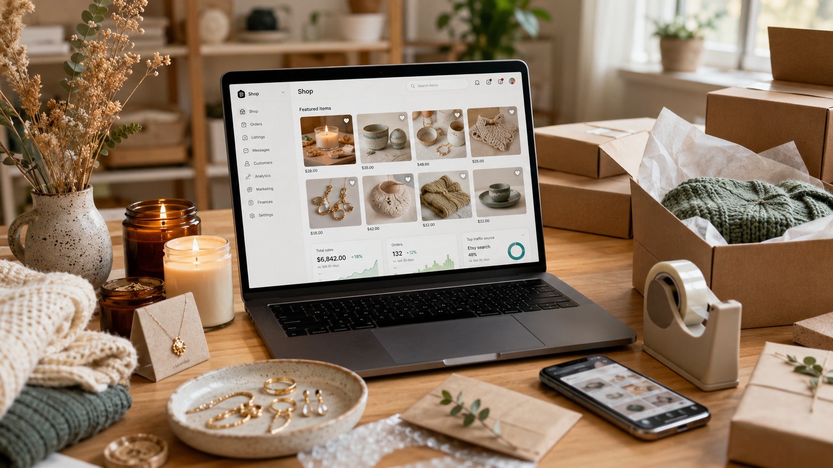 How to Sell on Etsy in 2026: Shop Setup, Fees, SEO, and Shipping
