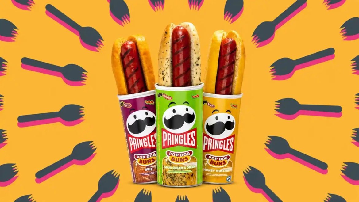 Pringles Pop Dog Buns launch July 8 in Sour Cream & Onion, BBQ and Honey Mustard flavors. See the price, release times and where to buy them.