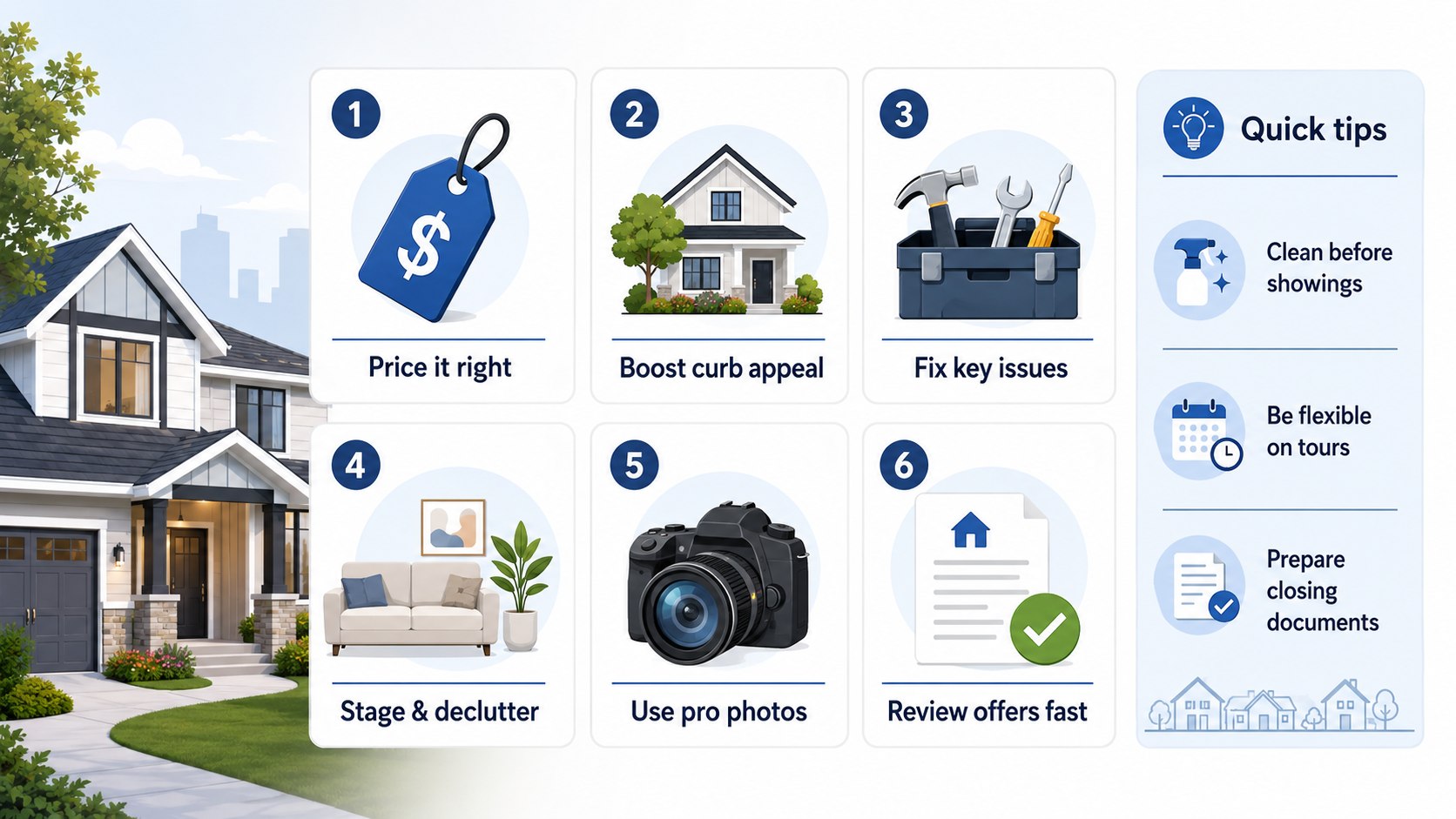 How to Sell a House in USA Fast 2026: Pricing, Repairs and an 8-Step Marketing Plan