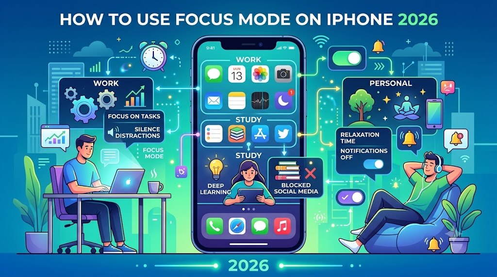 How to Use Focus Mode on iPhone 2026: Contacts, Apps, Filters, and Automatic Schedules