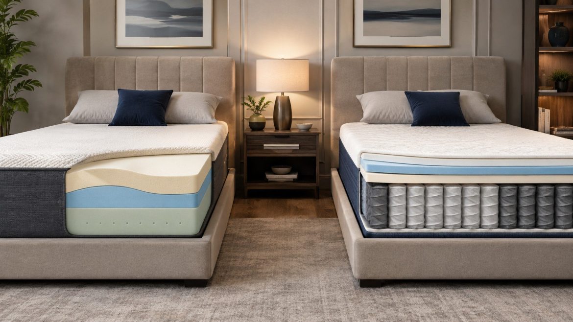 Memory Foam vs Hybrid Mattress 2026: real cost, lifespan and pros/cons in 2026. We weigh both options side by side and give a clear pick.