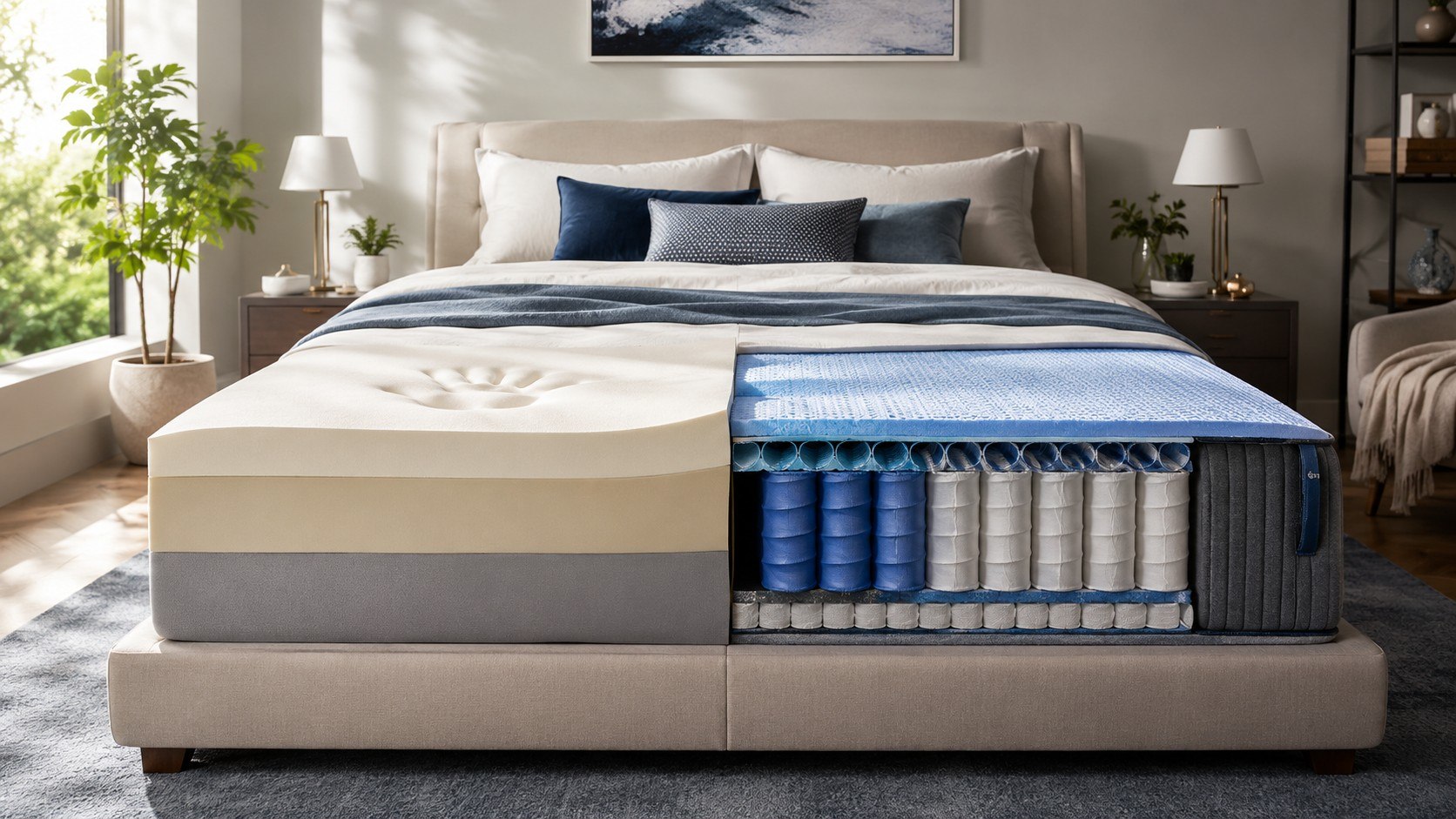 Memory Foam vs Hybrid Mattress 2026: Cost, Heat and Lifespan