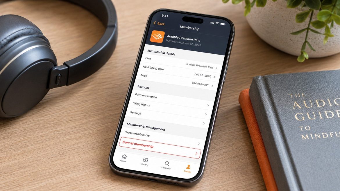 Step-by-step 2026 guide on How to Cancel Audible Membership 2026 for US readers. What to do, what to avoid and how long it really takes.