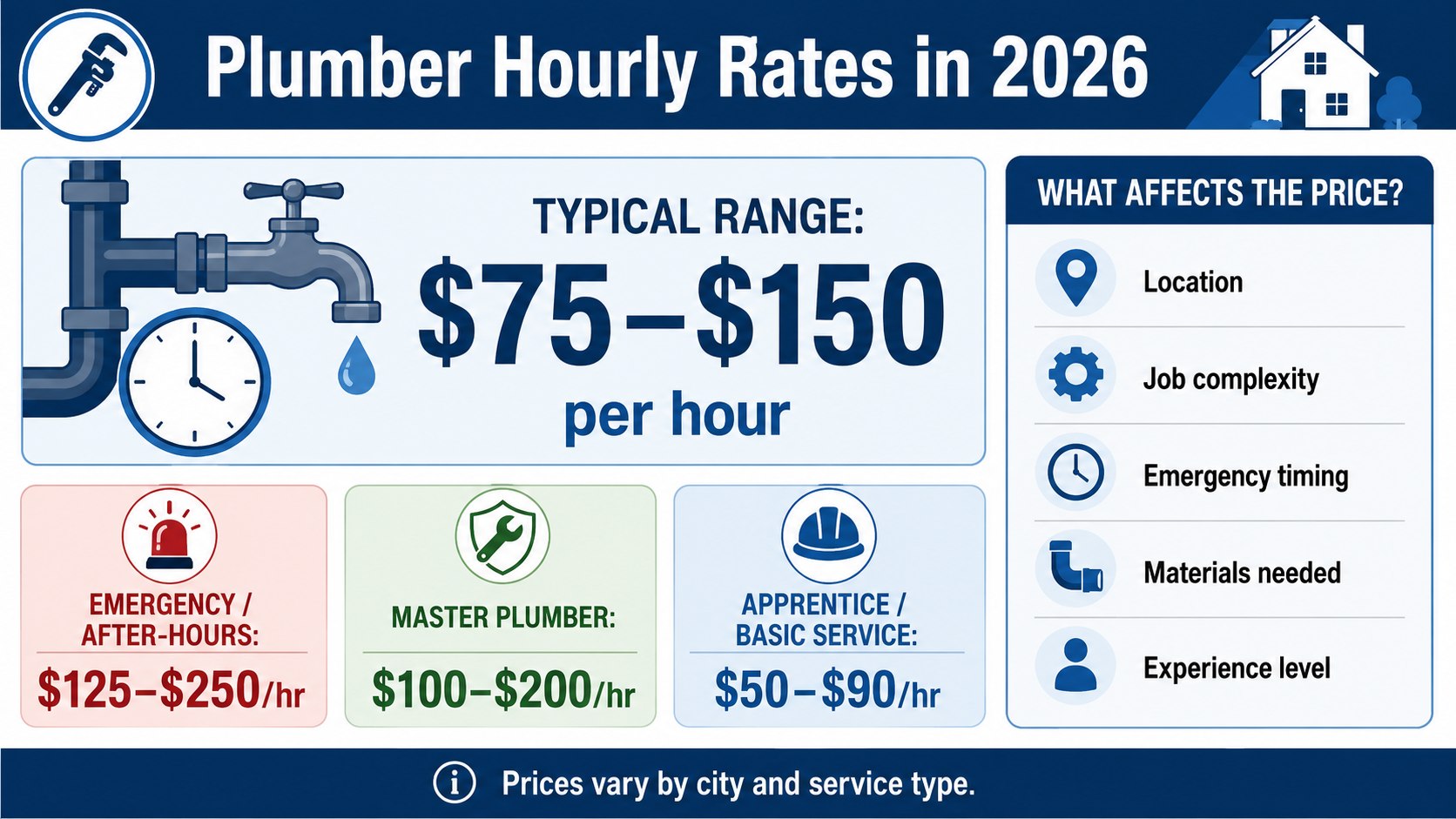 Plumber Hourly Rate 2026: Emergency Fees, Service Calls and Real Repair Costs
