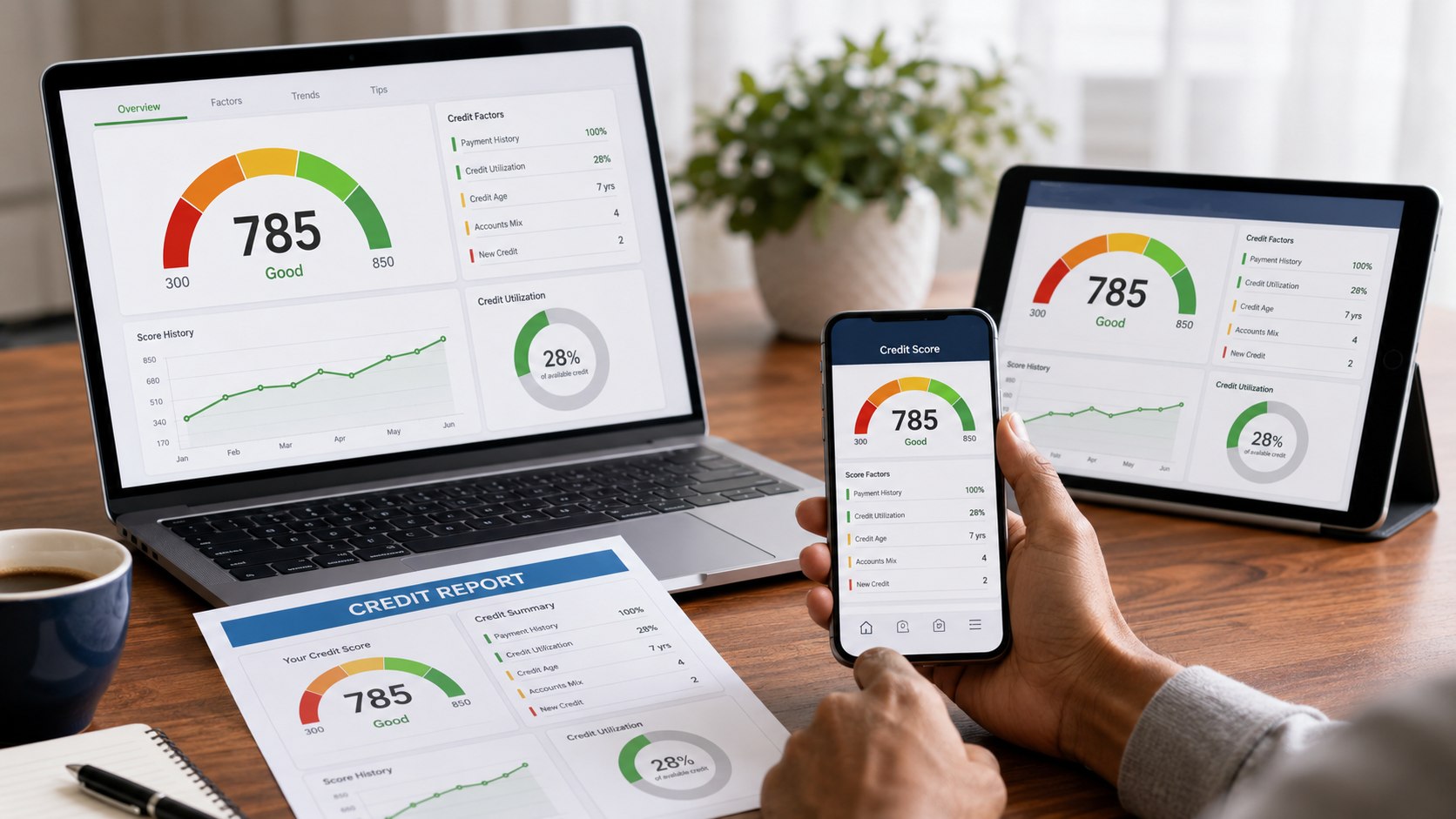 Free Credit Score USA 2026: AnnualCreditReport, FICO, VantageScore and Errors