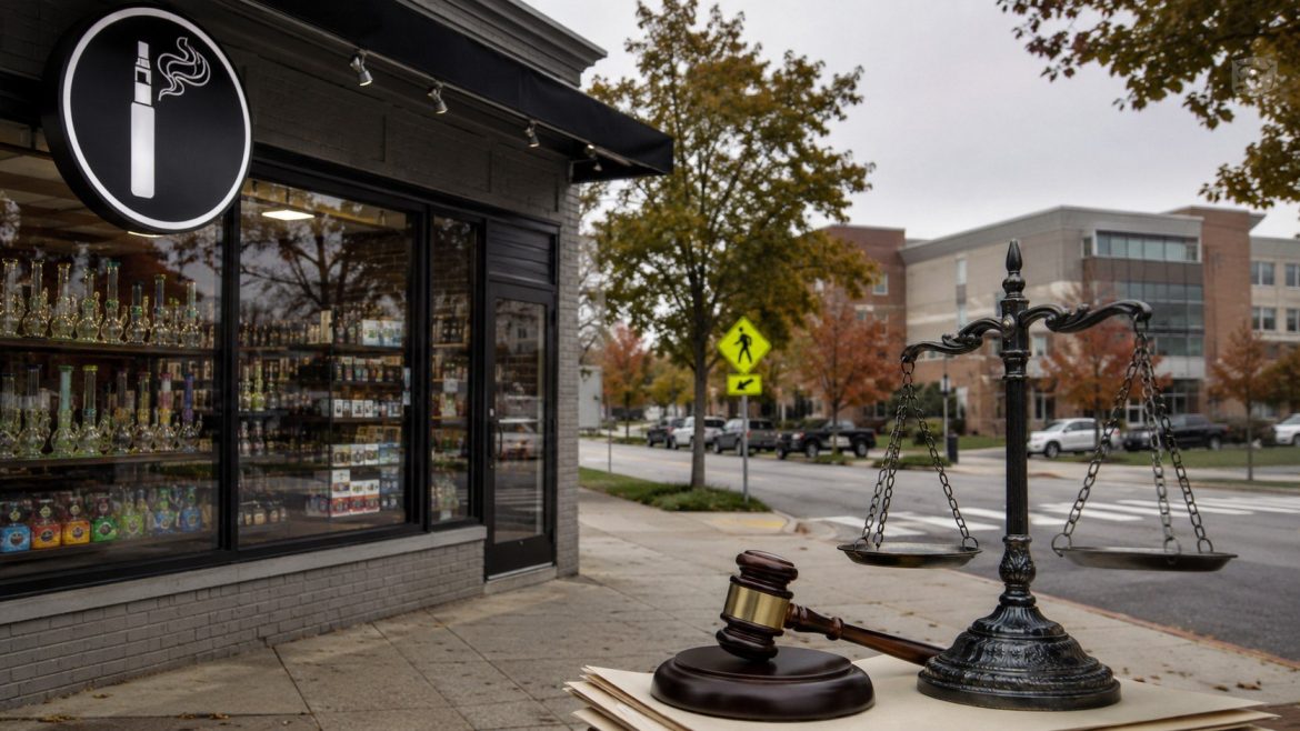 Baltimore County smoke shop bill proposes 1,000-foot buffers near schools, parks and other shops, plus restrictions on bright storefront lighting.