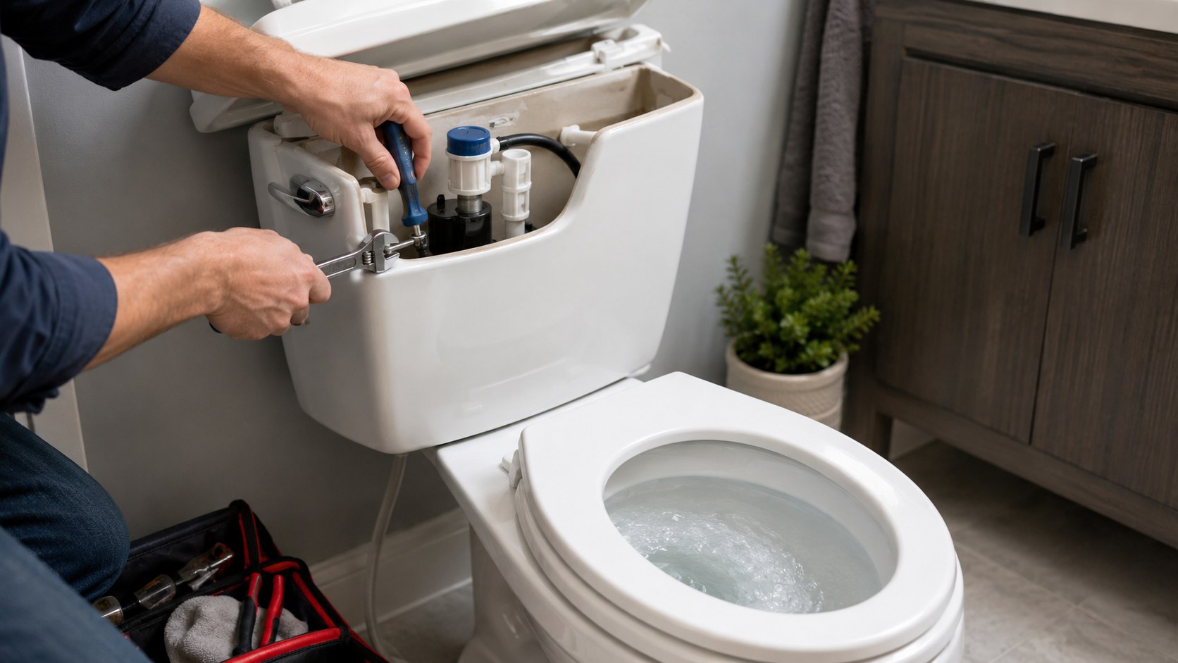 Running Toilet Costs in 2026: When to Repair the Valve or Replace the Toilet