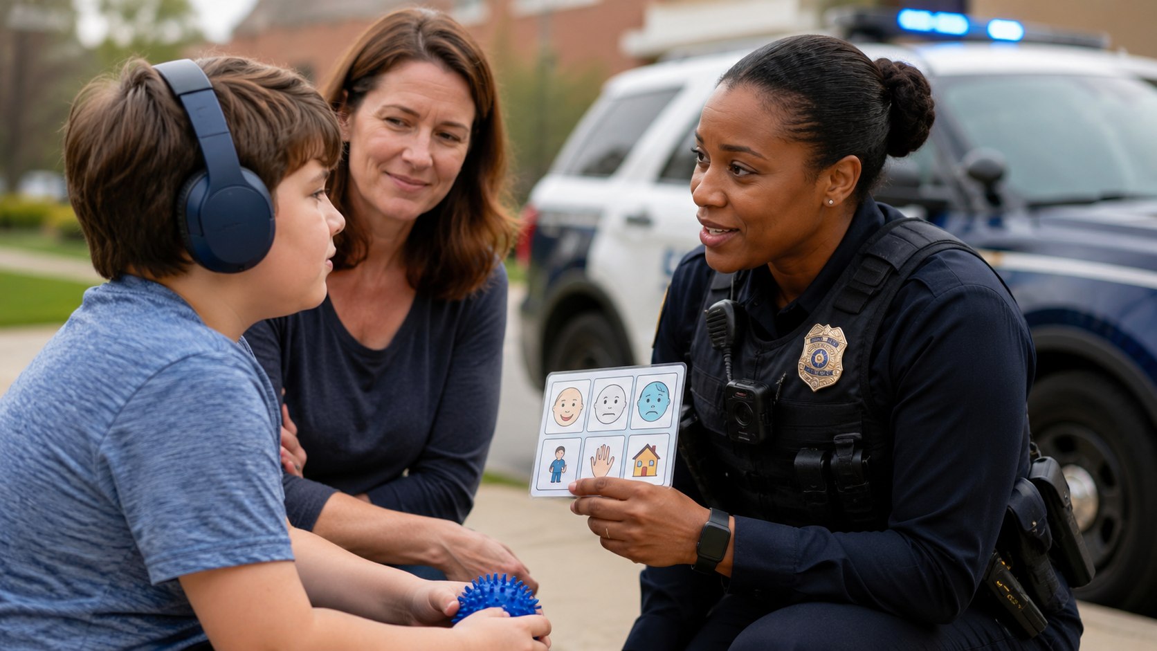 Baltimore County Police give new officers autism response kits